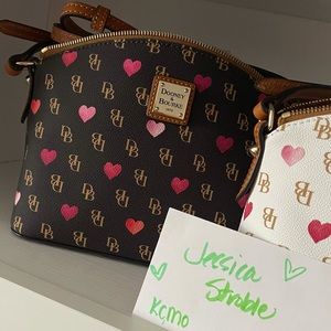 Dooney & Bourke Suki Greta Hearts Brown T’Moro